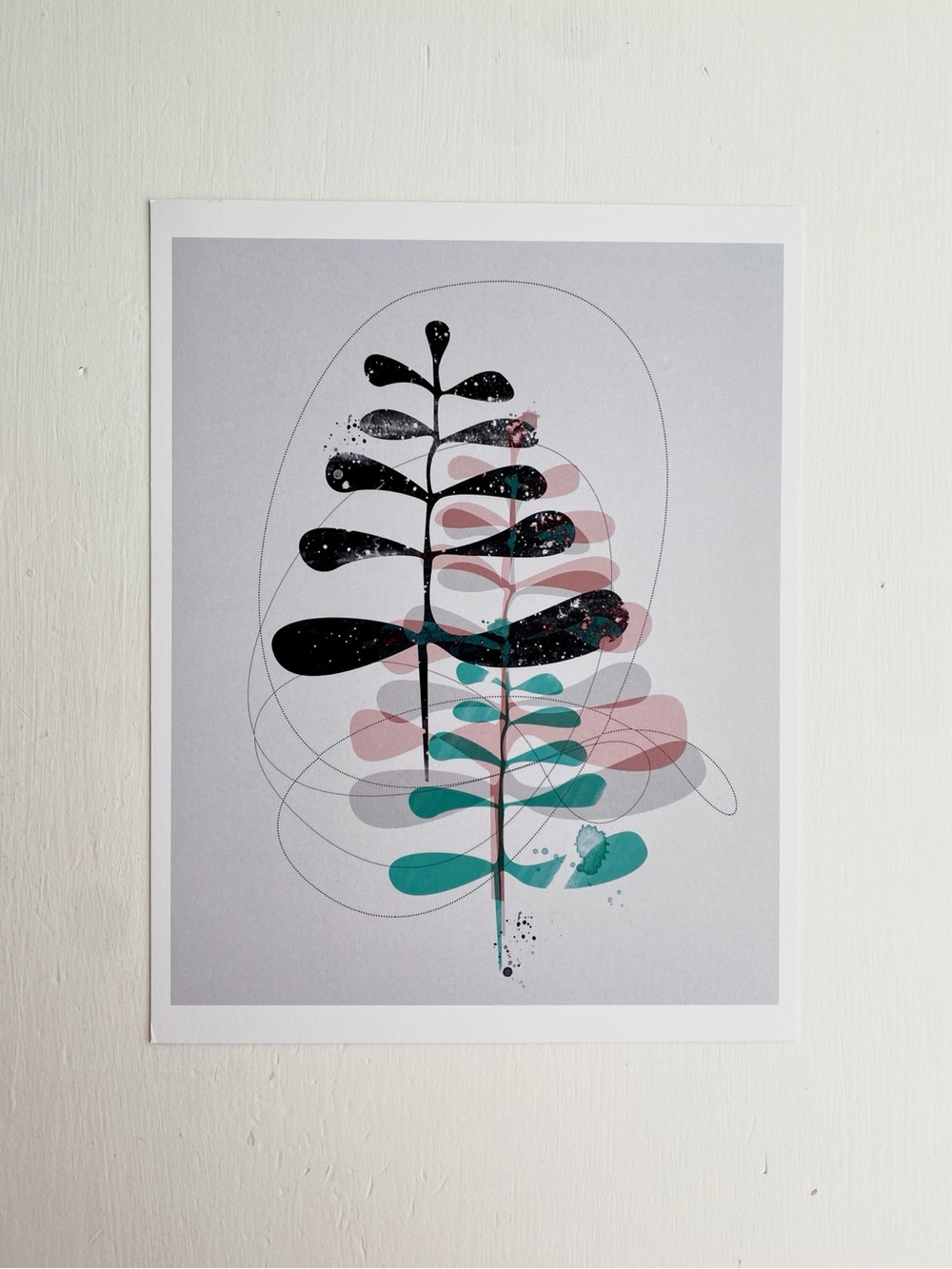 *2 for $12* Abstract Botanical Art Print